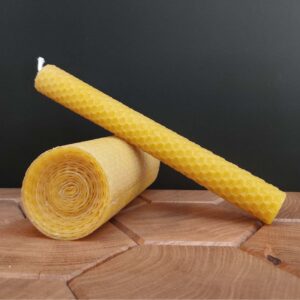 Bougie en cire d'abeille - Grande