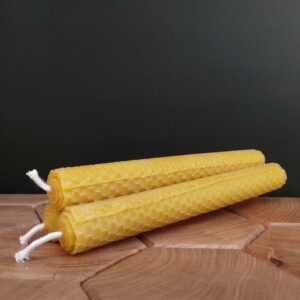 Bougies en cire d'abeille - Grande - Lot de 3